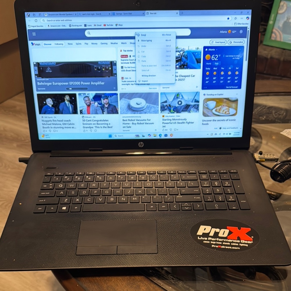 HP Black Laptop